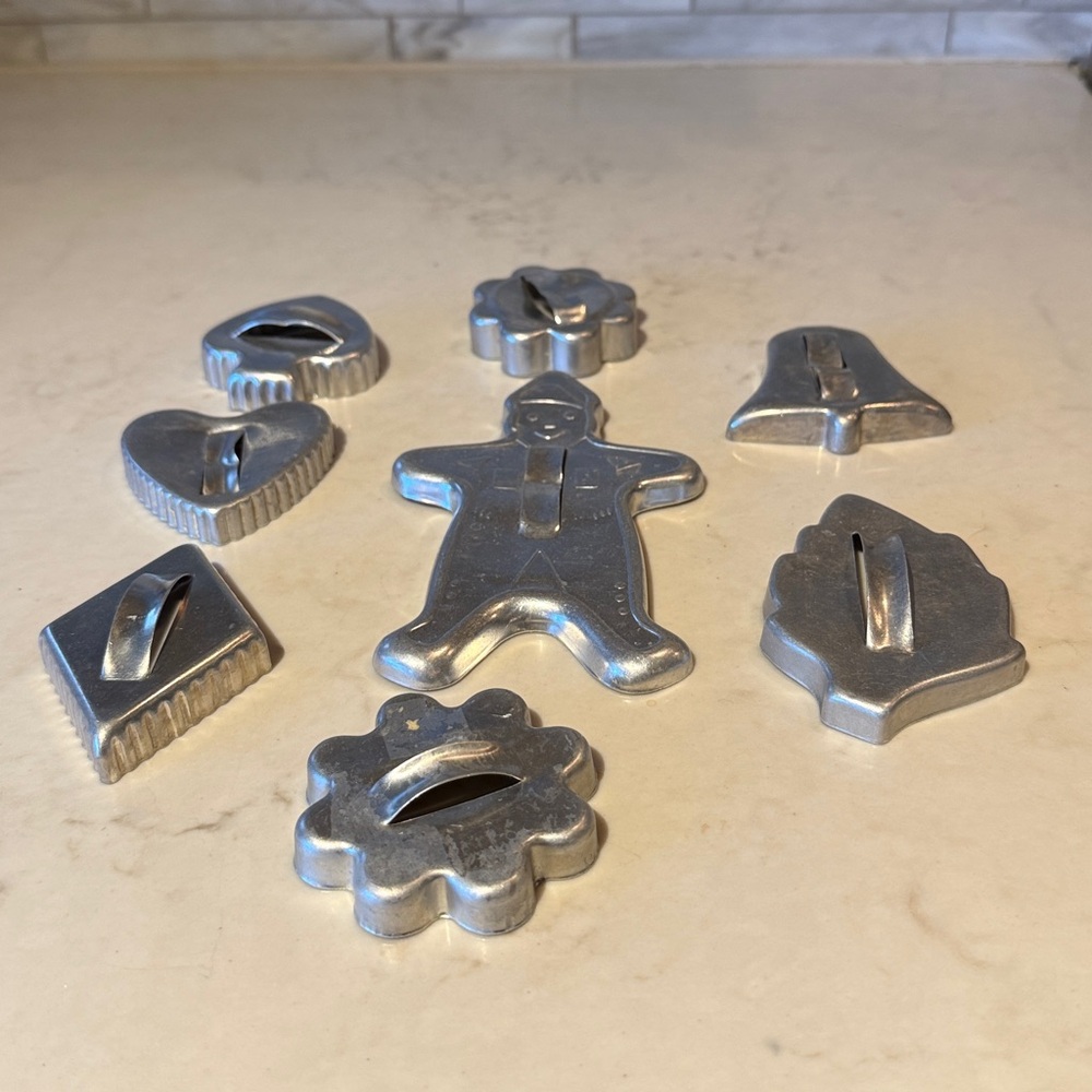 Vintage Aluminum Cookie Cutters